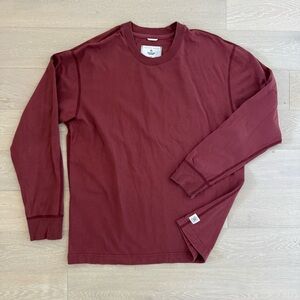 Reigning Champ Heavy Weight 100% Cotton Long Sleeve T-Shirt - Made in Canada